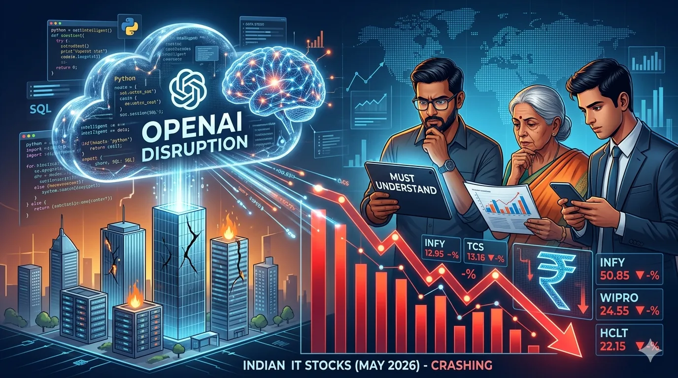 Why Indian IT Stocks Are Crashing in May 2026: The OpenAI Disruption Retail Investors Must Understand