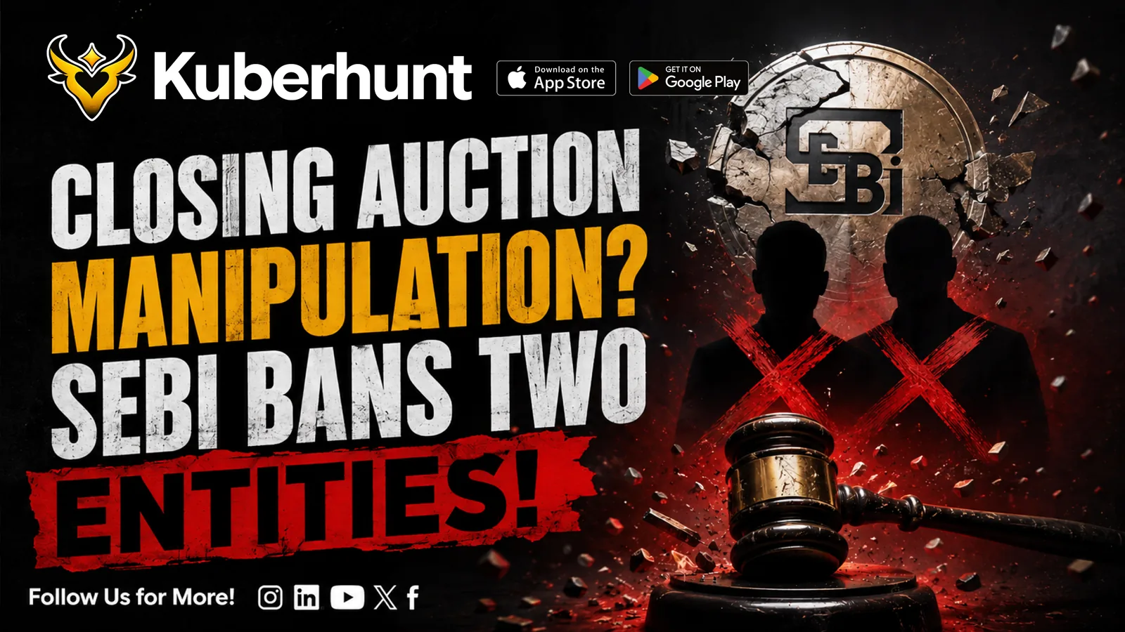 SEBI Bars Two Entities Over Alleged Manipulation of the New Closing Auction Session