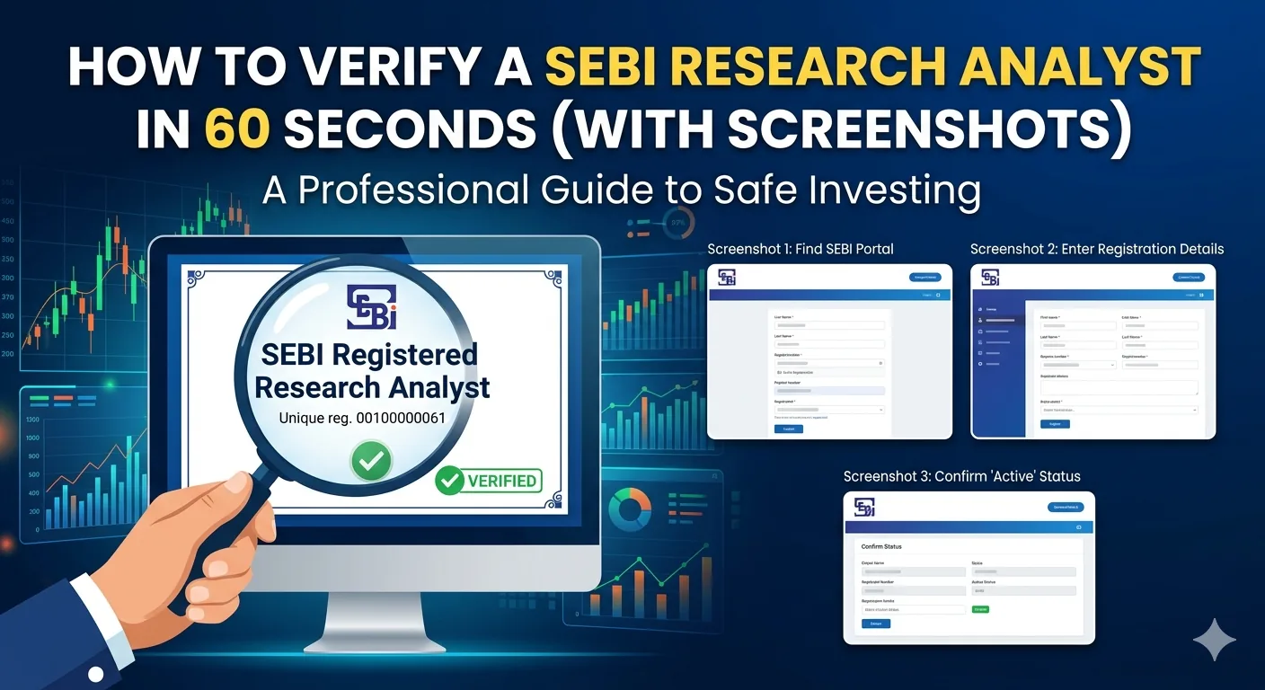 How to Verify a SEBI Research Analyst in 60 Seconds (With Screenshots)
