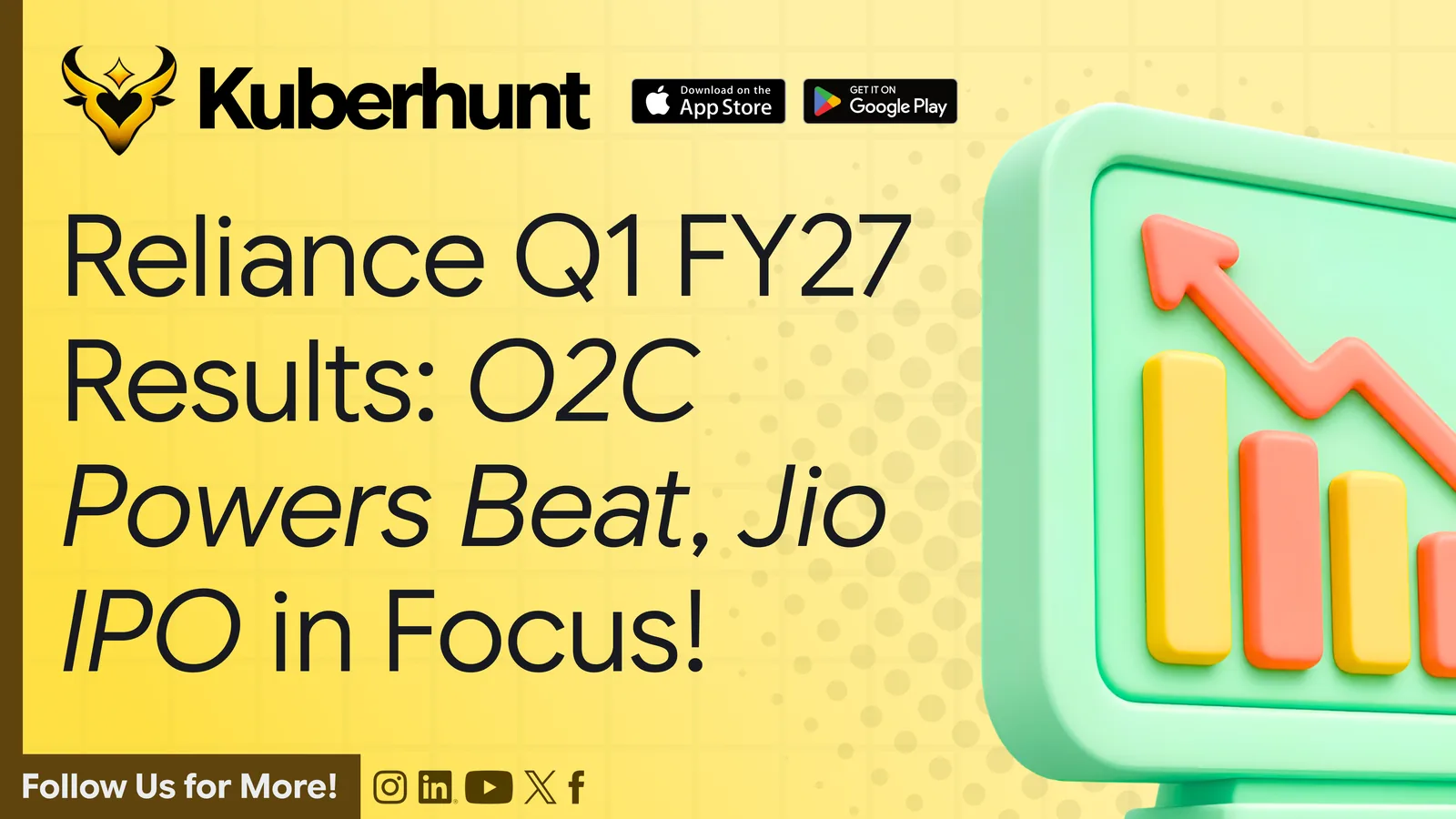 Reliance Q1 FY27 Results: O2C Powers a Beat, Jio IPO Moves Into Focus
